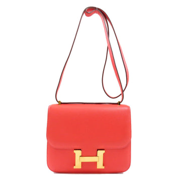 HERMES Constance Mini 3 Rose Jaipur Shoulder Bag Epson Ladies