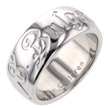 Bvlgari Ring Save the Children Width about 8mm Silver 925 Upper No. 10-Lower 12 Women's BVLGARI
