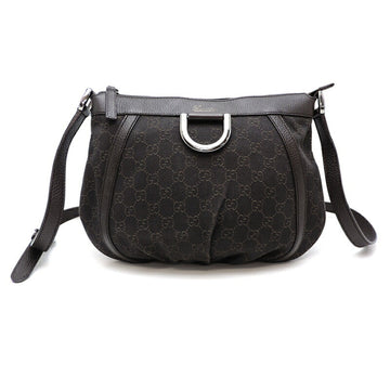 Gucci Women's Shoulder Bag 265691 Leather Dark Brown
