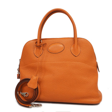 HERMESAuth  Bolide Bolide 31 I Stamp Women's Taurillon Clemence Leather Handbag