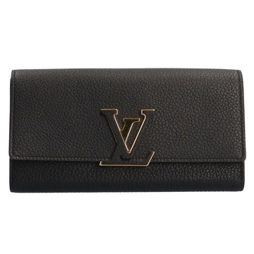 Louis Vuitton Portefeuille Capucines Taurillon Long Wallet Cowhide Ladies