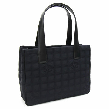 Chanel Tote Bag New Line PM A20457 Black Nylon Canvas Leather Ladies CHANEL
