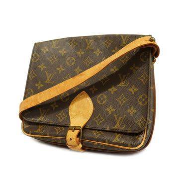 LOUIS VUITTON Shoulder Bag Monogram Cartesiere M51252 Brown Ladies