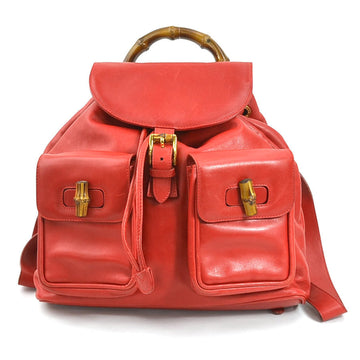 Loewe Goya Small Backpack 307.12 Scarlet Red Leather