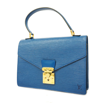 LOUIS VUITTONAuth  Epi Concord M52135 Women's Handbag Toledo Blue