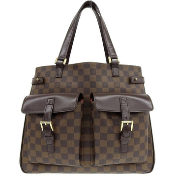 Louis Vuitton Damier Uzes Tote Bag Handbag Ebene N51128