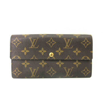 Louis Vuitton Wallet Portefeuille Sarah Brown Long Bifold Women's Monogram M61734 LOUISVUITTON