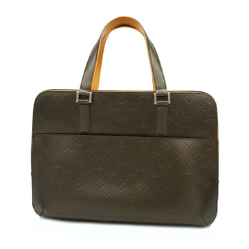 LOUIS VUITTONAuth  Monogram Mat Malden M55132 Men,Women,Unisex Briefcase Noir