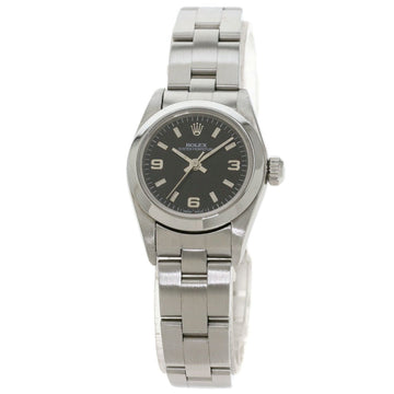 Rolex 67180 Oyster Perpetual Watch Stainless Steel / SS Ladies ROLEX