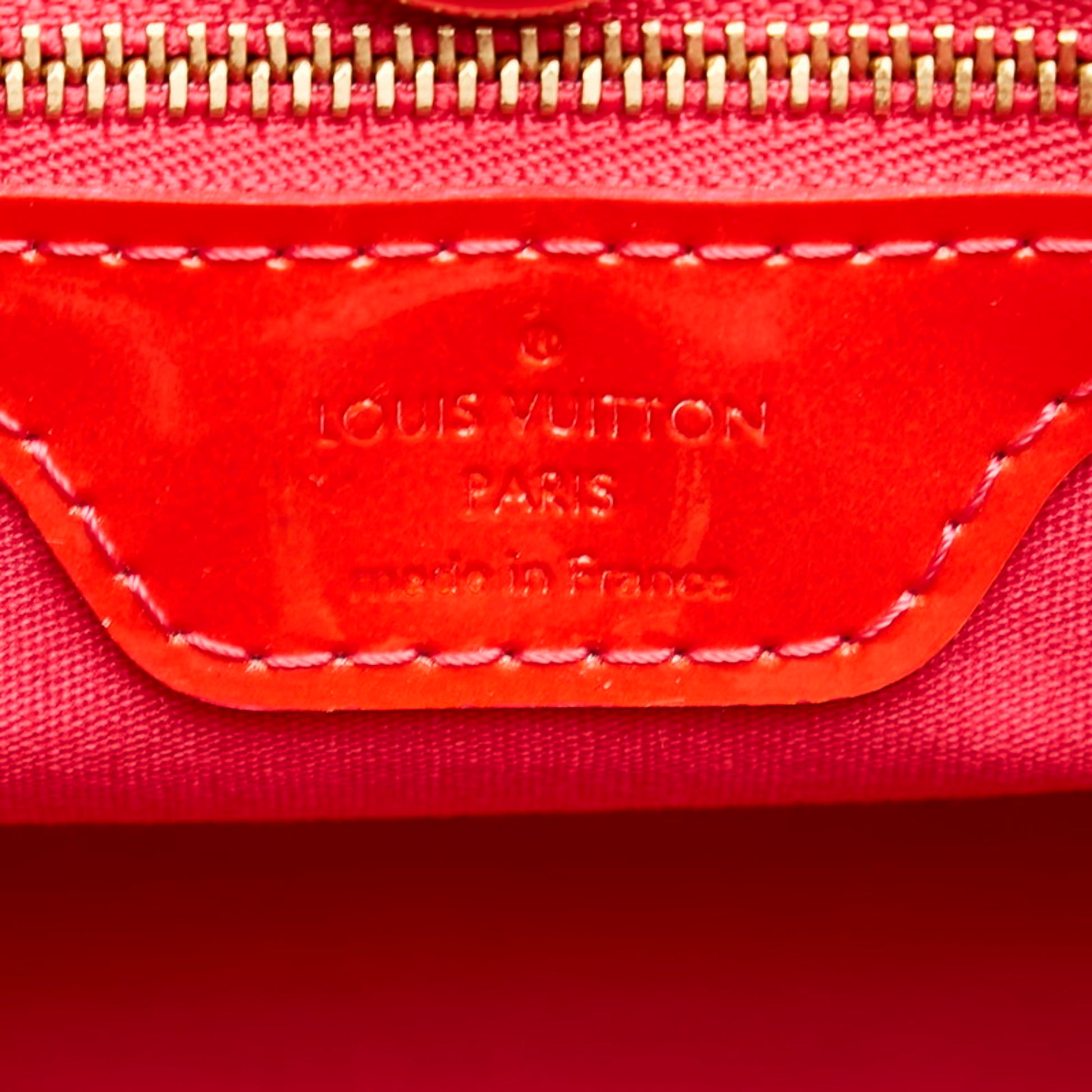 LOUIS VUITTON Handbag M93642 Wilshire PM Monogram Vernis Red Women Use –