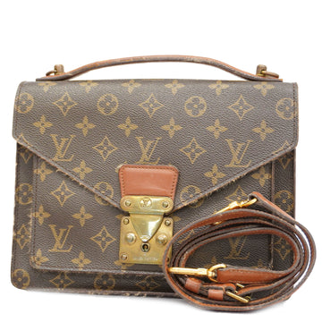 LOUIS VUITTONAuth  Monogram 2way Bag Monceau M51187 Women's Handbag,Shoulder Bag