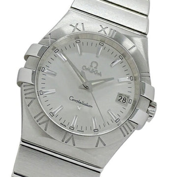 Omega Constellation 123.10.35.60.02.001 watch men's date quartz stainless steel SS silver