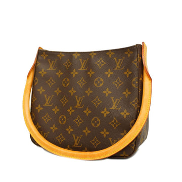 LOUIS VUITTON Shoulder Bag Monogram Looping MM M51146 Brown Ladies