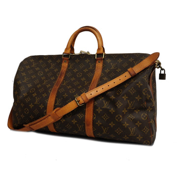 LOUIS VUITTONAuth  Monogram Keepol Bandolier 50 M41416 Boston Bag