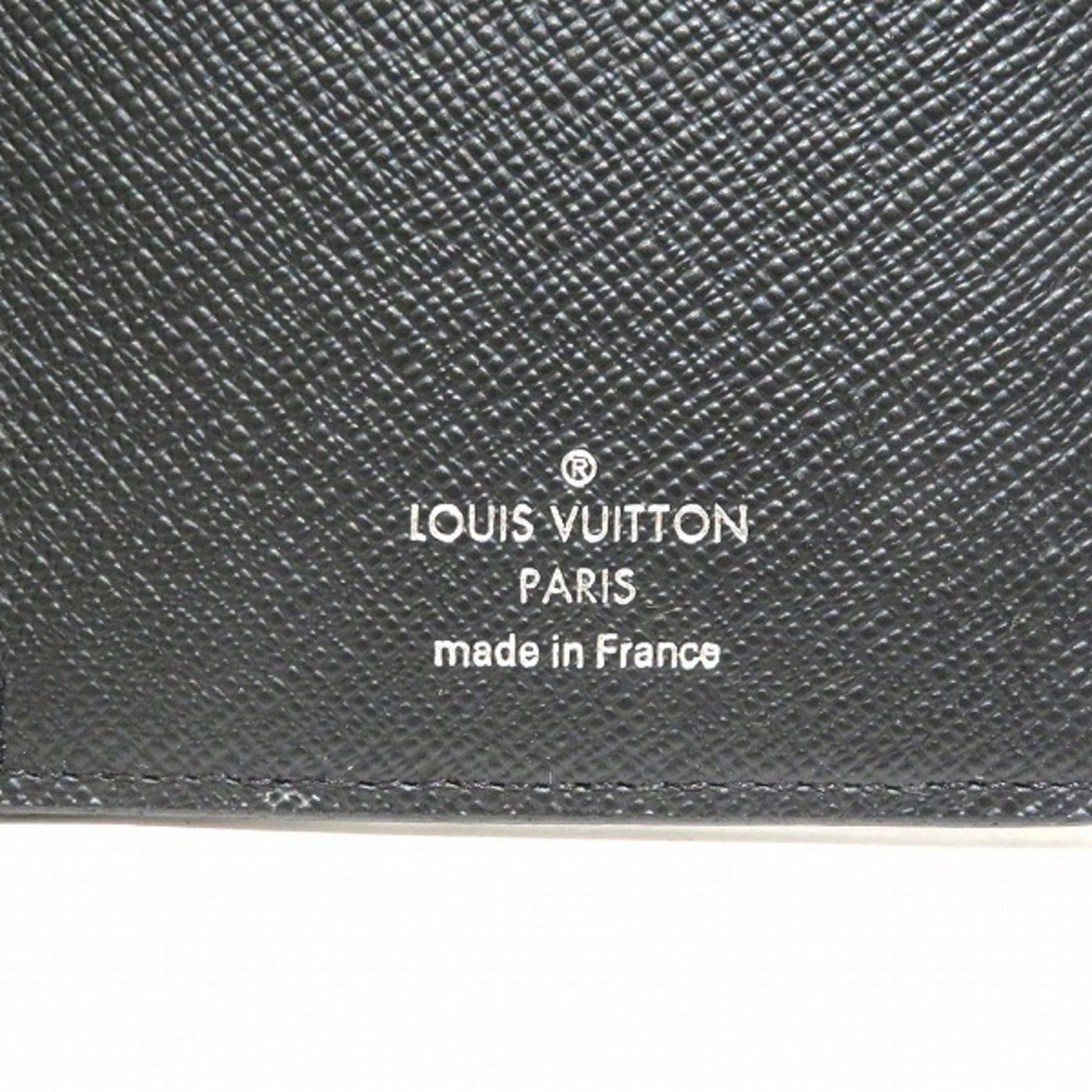 Auth Louis Vuitton Monogram Eclipse Portofeuil Brother M61697