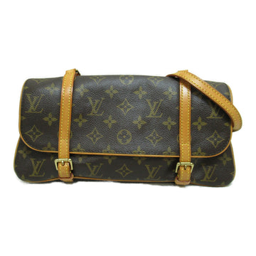 LOUIS VUITTON Murrell Shoulder Bag Brown Monogram PVC coated canvas M51157