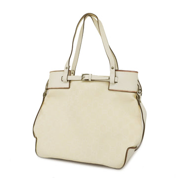 GUCCIAuth  GG Canvas 107757 Women's Tote Bag Ivory