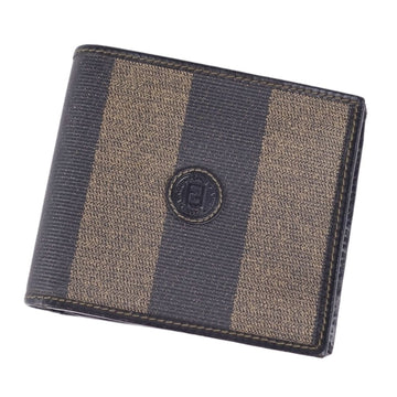 Fendi Wallet Pekan FF Folded Men's Black / Brown