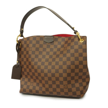 LOUIS VUITTON Shoulder Bag Damier Graceful PM N44044 Ebene Ladies