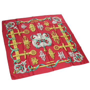 HERMES Carre 90 ironwork scarf silk / 100% ladies