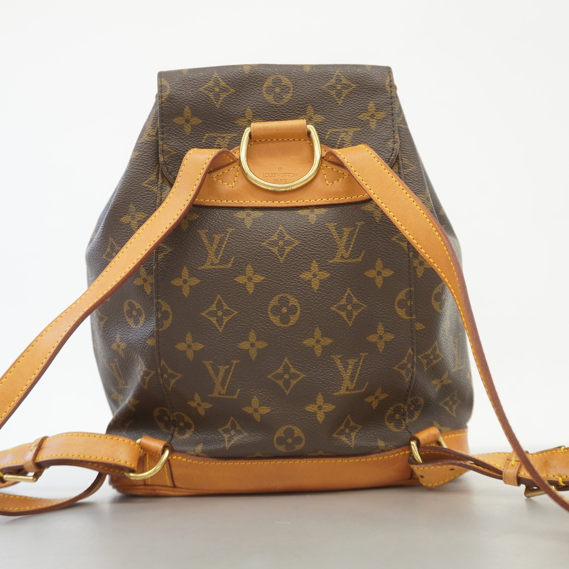 Authenticated Used Louis Vuitton Monogram Montsouris MM M51136 Bag Backpack  Ladies 