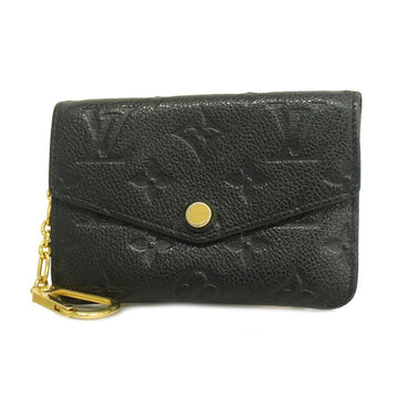 LOUIS VUITTON Wallet/Coin Case Monogram Empreinte Pochette Cle M60633 Noir Men's Women's