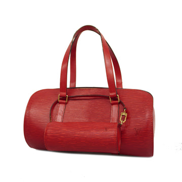 LOUIS VUITTONAuth  Epi Sufro M52227 Women's Handbag Castilian Red