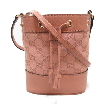 GUCCI Shoulder Bag Pink GG canvas 550620FACC55748