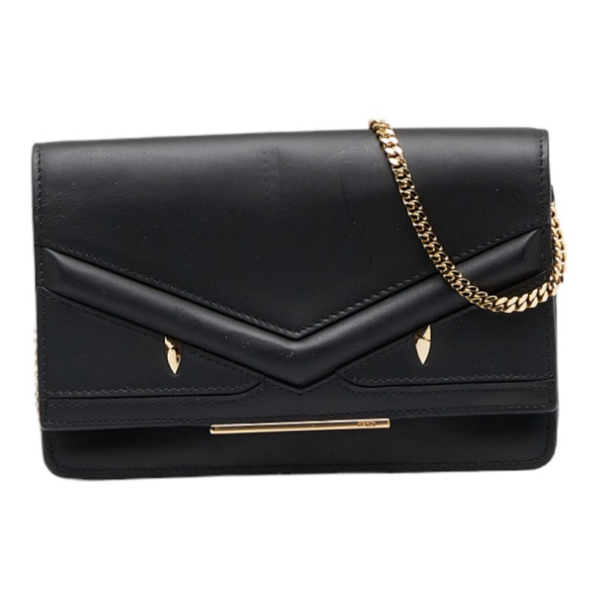 Fendi black outlet monster bag