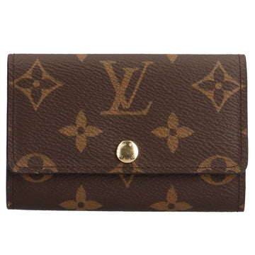 LOUIS VUITTON Multicle 6 Monogram Key Case Canvas Women's