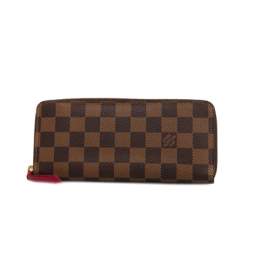 LOUIS VUITTONAuth  Damier Portefeuille Clemence N60534