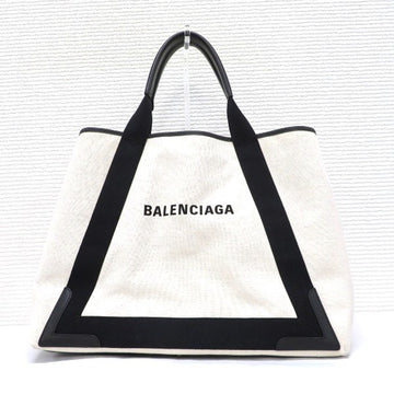 BALENCIAGA Navy Cabas 339936 Bag Tote Unisex