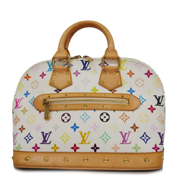 LOUIS VUITTONAuth  Monogram Multicolore Alma M92647 Women's Handbag Blanc