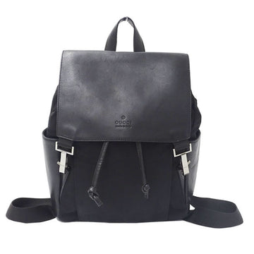 Gucci Bag Women's Backpack Nylon Leather Black 003 0233 Outing