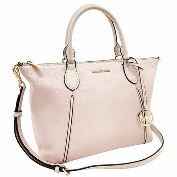 MICHAEL KORS bag LENOX satchel large leather blossom light pink 35S0GYZS3L666  handbag tote shoulder crossbody MK