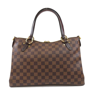 LOUIS VUITTON N40023 Limington Damier Ebene Tote Bag Canvas Women's