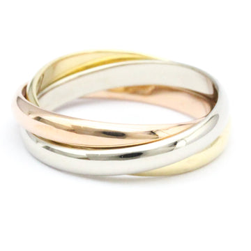 CARTIER Trinity Pink Gold [18K],White Gold [18K],Yellow Gold [18K] Fashion No Stone Band Ring Gold