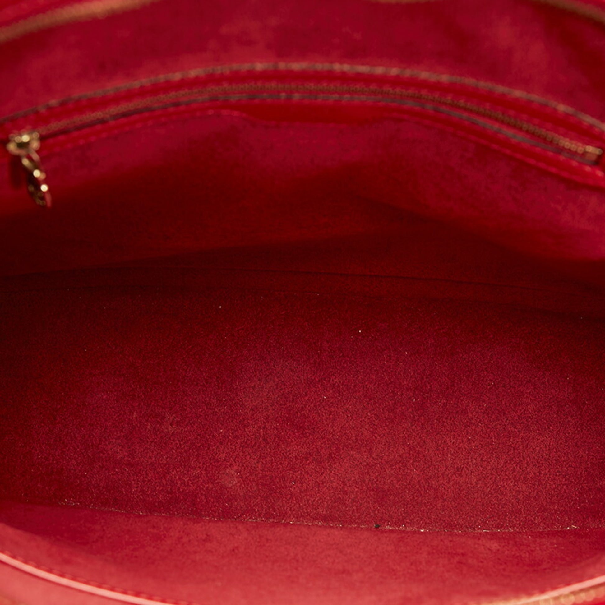 Authentic LOUIS VUITTON Lussac Shoulder Hand Bag Epi Red M52287
