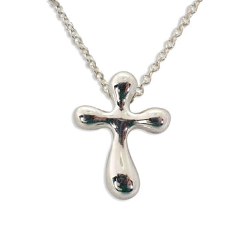 TIFFANY/  925 teardrop cross pendant / necklace