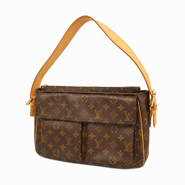 LOUIS VUITTON Shoulder Bag Monogram Vivacite GM M51163 Brown Ladies