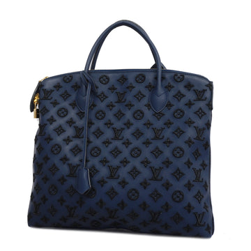 LOUIS VUITTONAuth  Monogram Desire Lockit Vertical M93971 Women's Handbag Navy