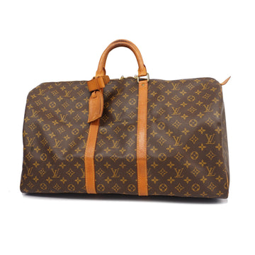 LOUIS VUITTONAuth  Monogram Keepol 55 M41424 Men,Women,Unisex Boston Bag