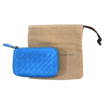 BOTTEGA VENETA Intrecciato Coin Case Light Blue