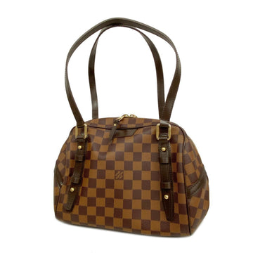 LOUIS VUITTON Shoulder Bag Damier Rivington PM N41157 Ebene Ladies