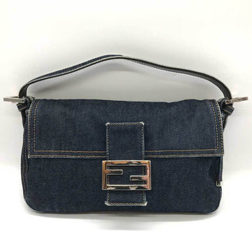 FENDI Mamma Bucket Shoulder Bag Denim