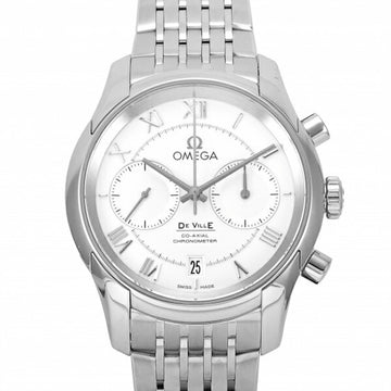 OMEGA De Ville Co-Axial Chronograph 431.10.42.51.02.001 Silver Dial Watch Men's