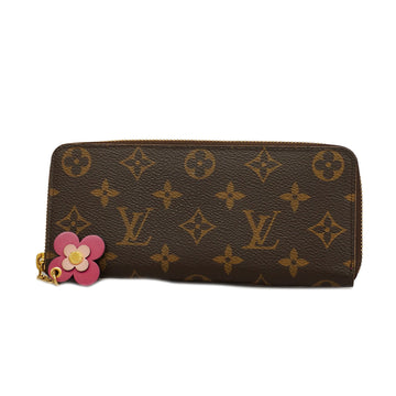 LOUIS VUITTONAuth  Monogram Portofeuil Clemence M68314 Women's Long Wallet