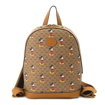 GUCCI Disney Mickey Mini GG Supreme Bag Pack Rucksack Brown 552884 Backpack