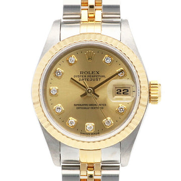 ROLEX Datejust Oyster Perpetual Watch Stainless Steel 69173G Ladies