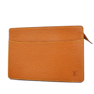 LOUIS VUITTONAuth  Epi Pochette Homme M52528 Women's Clutch Bag Gold Cipango